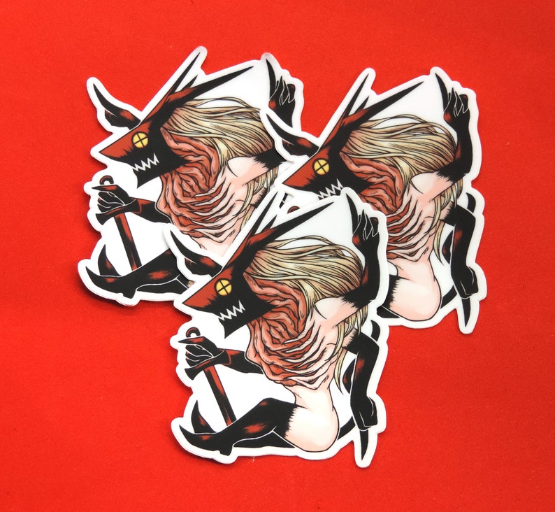 Blood Devil Power Sticker image 2