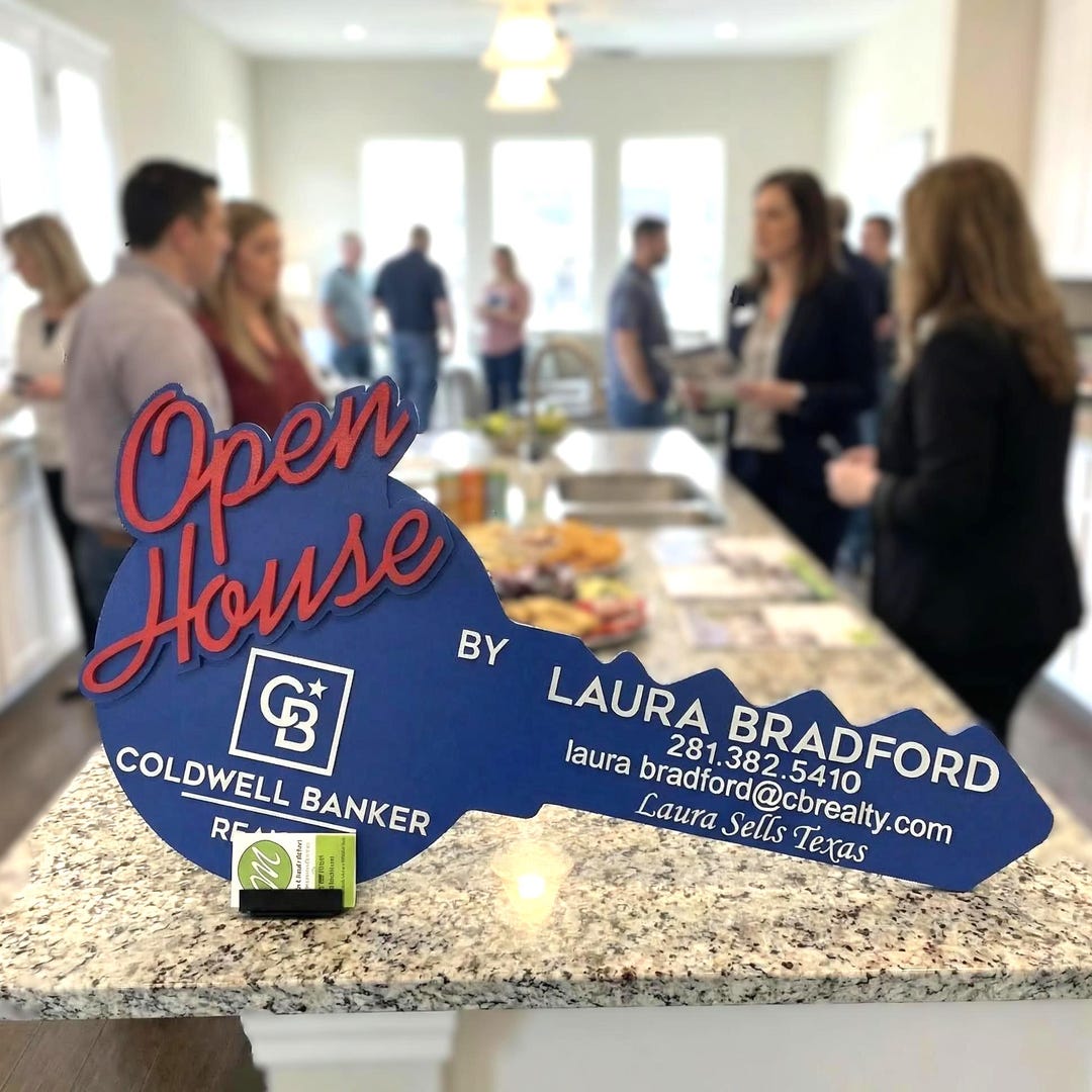 Open House Display Custom Open House Display Personalized Real Estate Marketing System ...