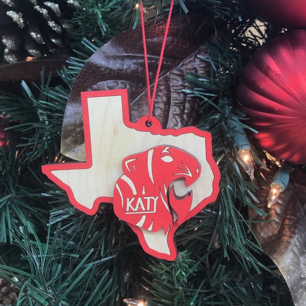 Katy Tigers Ornament