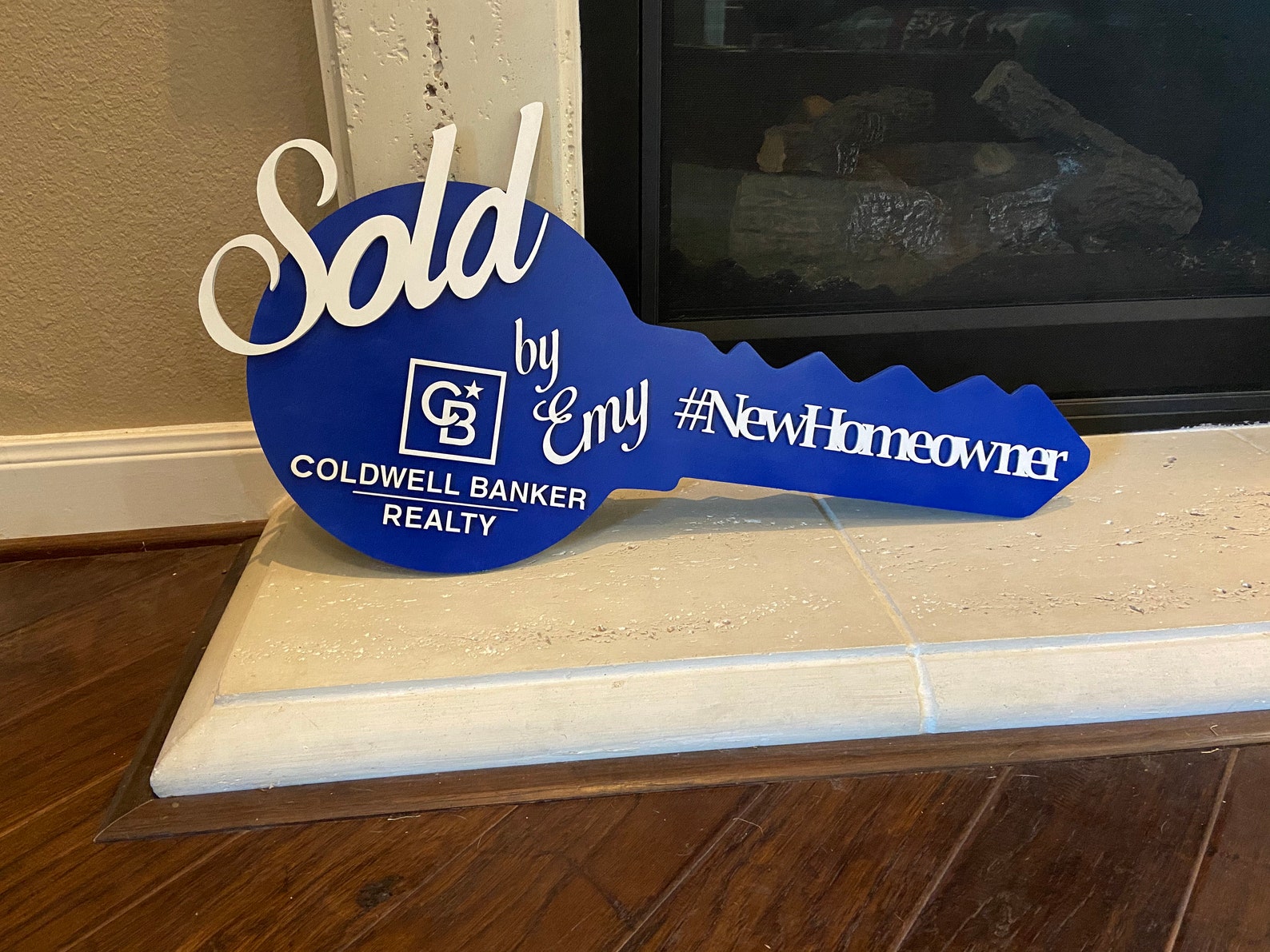 Realtor Sold Key Sign Key Shape Sold Sign Realtor Key Photo | Etsy