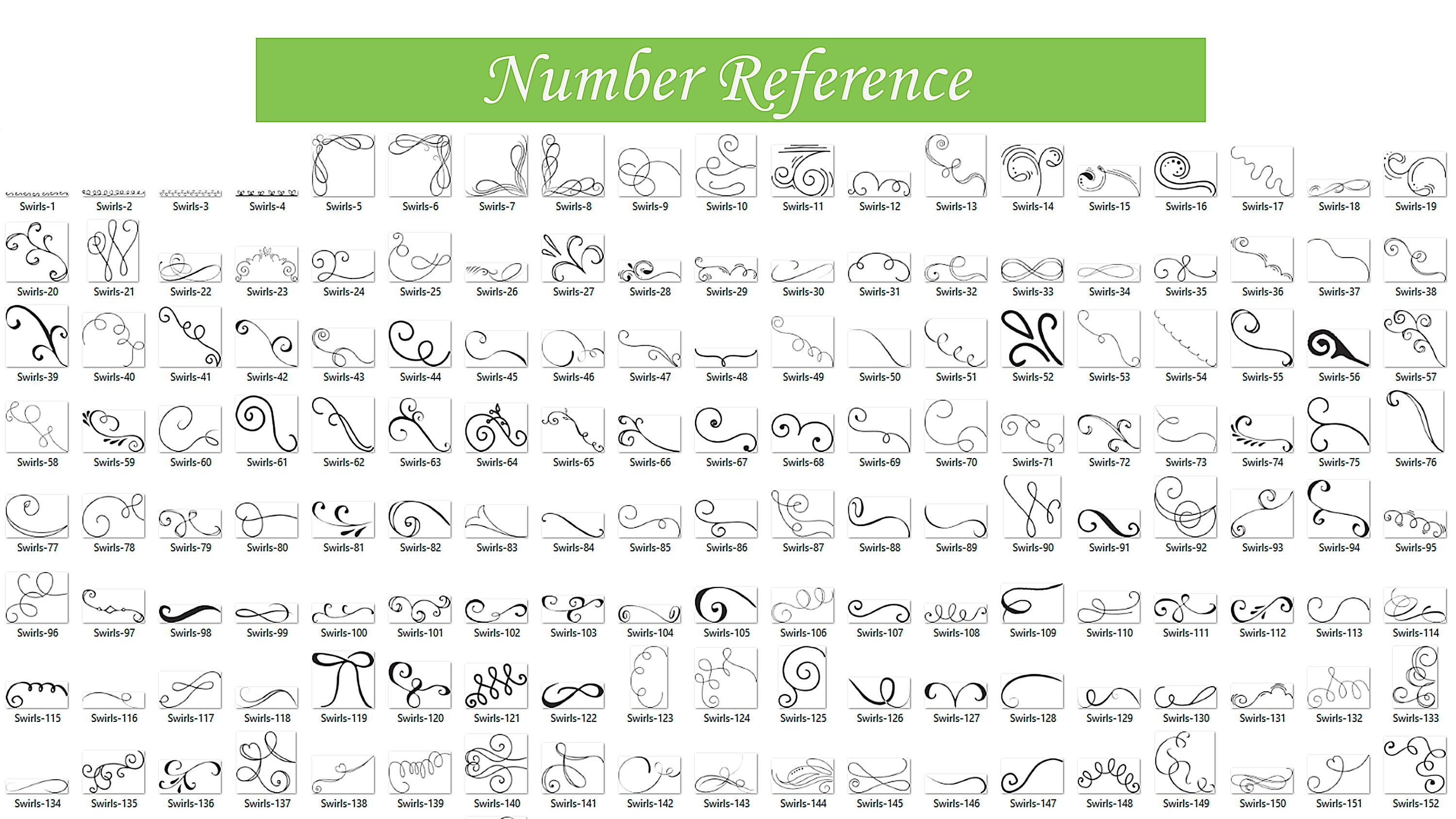 Swirl Procreate Stamp Brushes Swirly Procreate Stamps Etsy