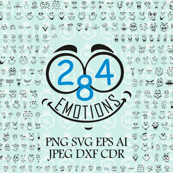 Emotions Clip Art - Etsy
