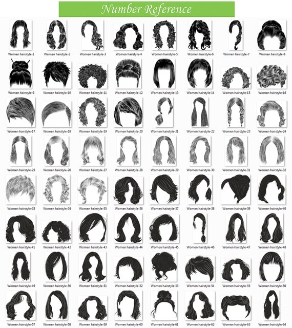 Hairstyle Brushes for Photoshop Usable in Procreate 5 and - Etsy Denmark Hairstyle Brushes for Photoshop Usable in Procreate 5 and - Etsy Denmark