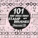 see more listings in the Procreate stamp brushes section