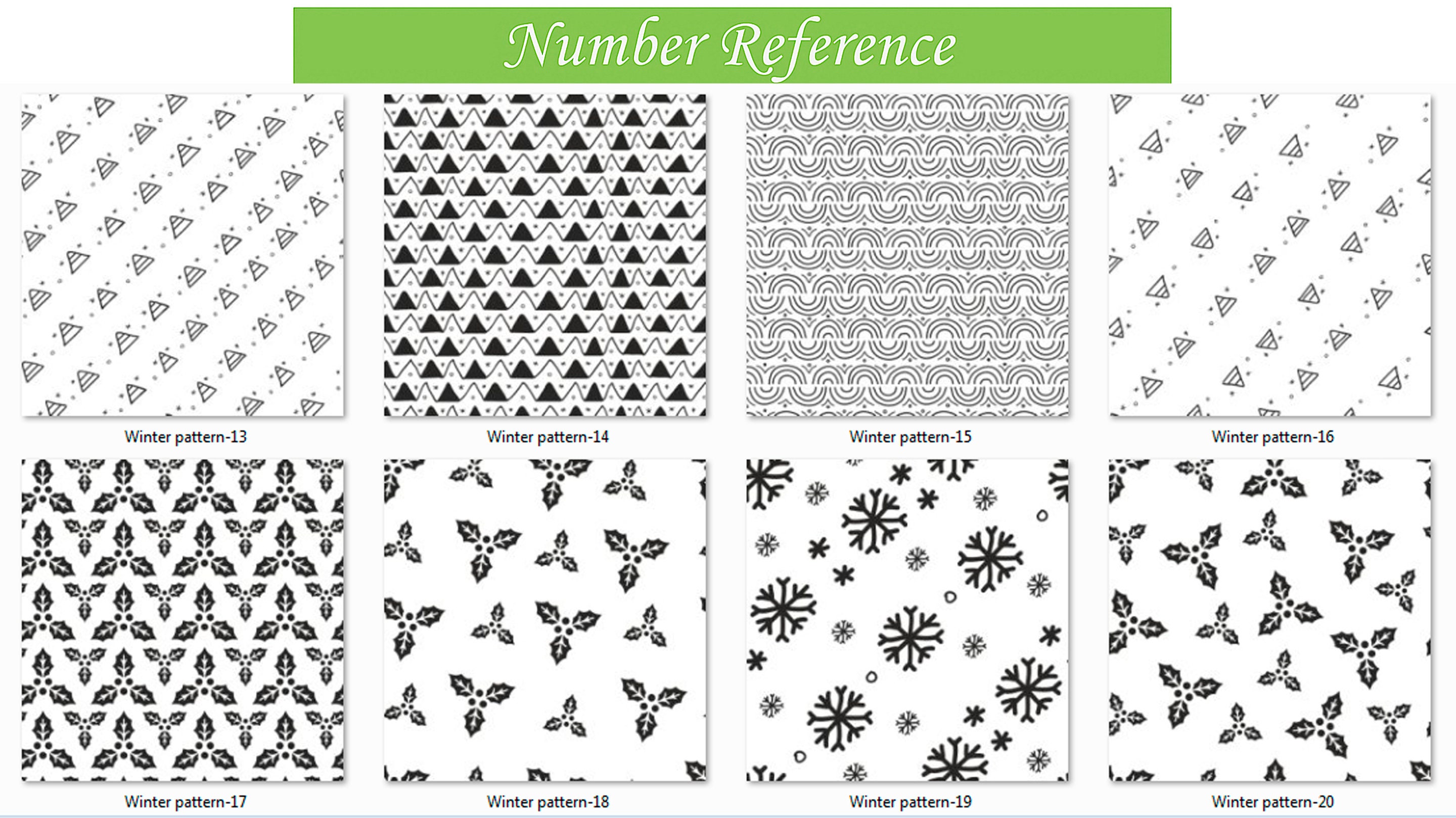 Seamless Winter Pattern Svg, Christmas Pattern, Сardmaking Pattern ...