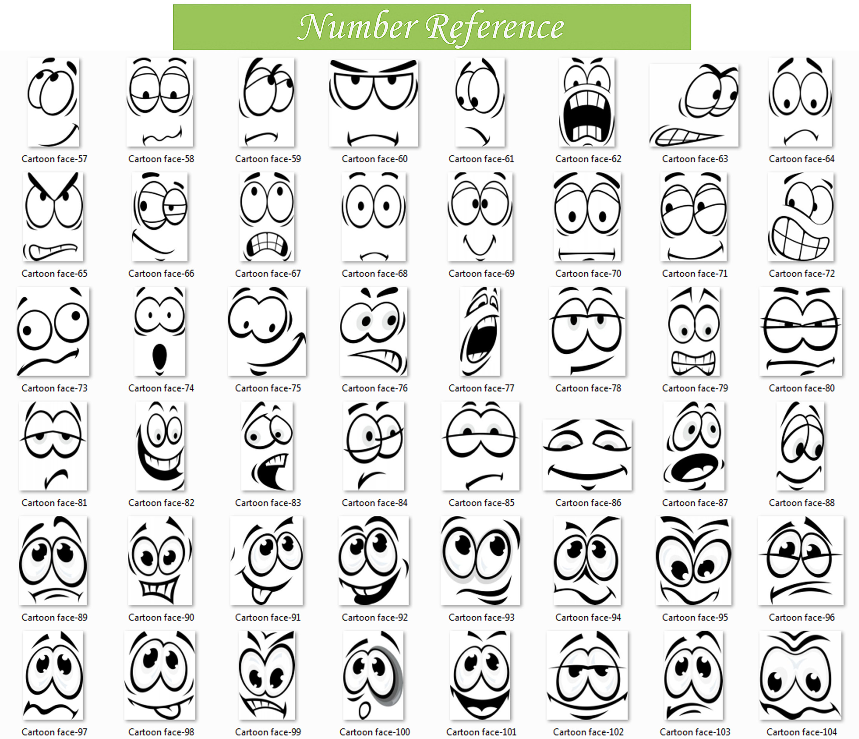 Emotion Faces Clipart Emoji Faces Cartoon Faces Svg Feeling Etsy UK