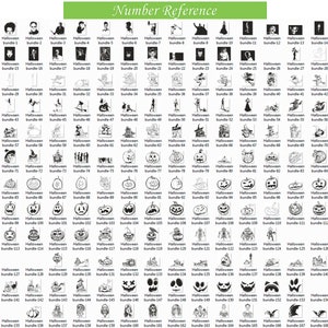 Halloween Procreate Stamp Brushes, Ghosts Pumpkins Bats Ghost Houses ...