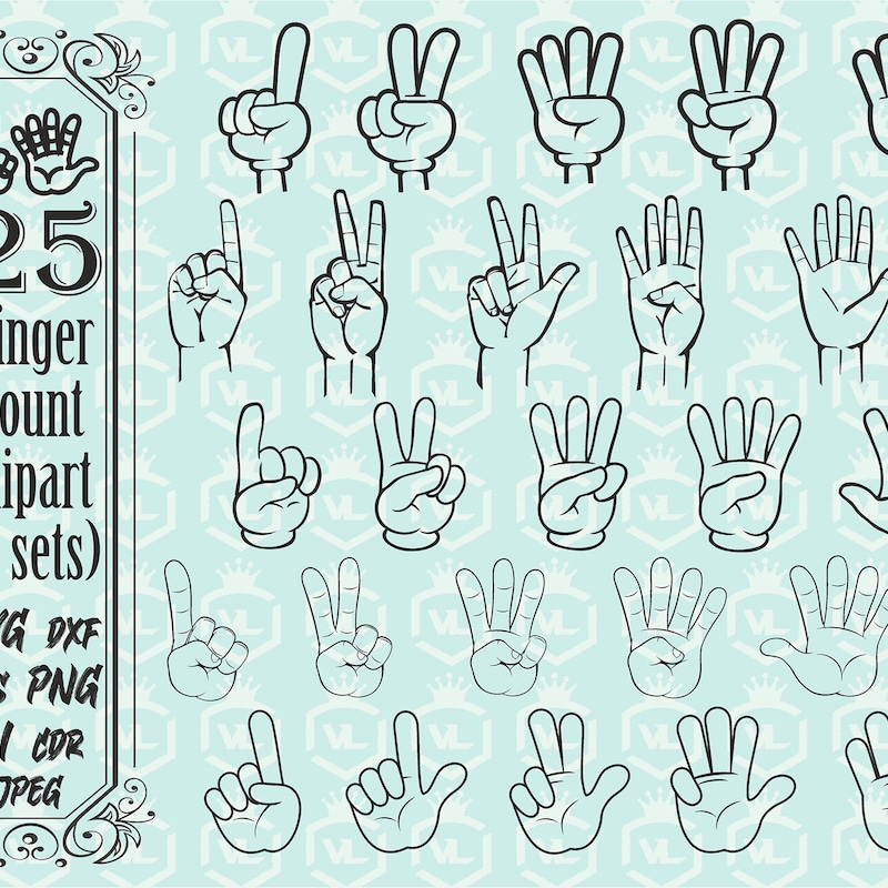 6 7 Hand Gesture Svg - Etsy