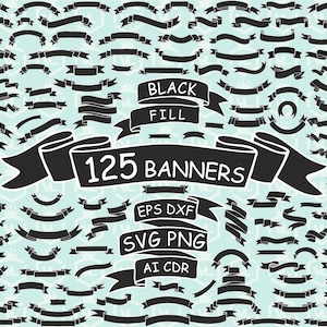 Assorted Ribbon Banner Set – TotallyJamie: SVG Cut Files, Graphic