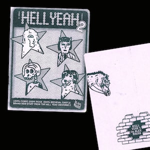 HELL YEAH 2 Comic Zine - Risographie hunter green Artzine