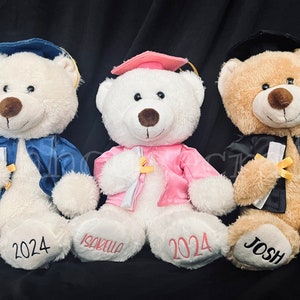 Personalized Graduation Bear! 7.5 Personalized Graduation Bear Plush! Custom Bear Plush! Personalized Graduation Gift! Personalized Bear!