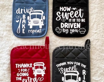 ¡Agarradera para conductor de autobús escolar! ¡Agarradera para conductor de autobús escolar! ¡Regalo de agradecimiento para conductor de autobús! ¡Regalos para conductor de autobús!