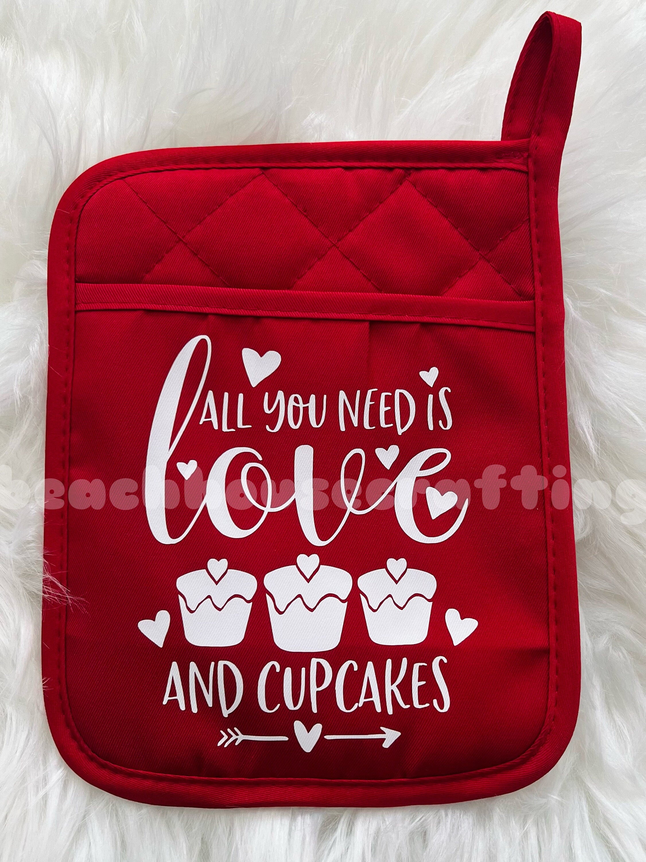 Love Potholders Valentine's Day Potholders Mother's Etsy