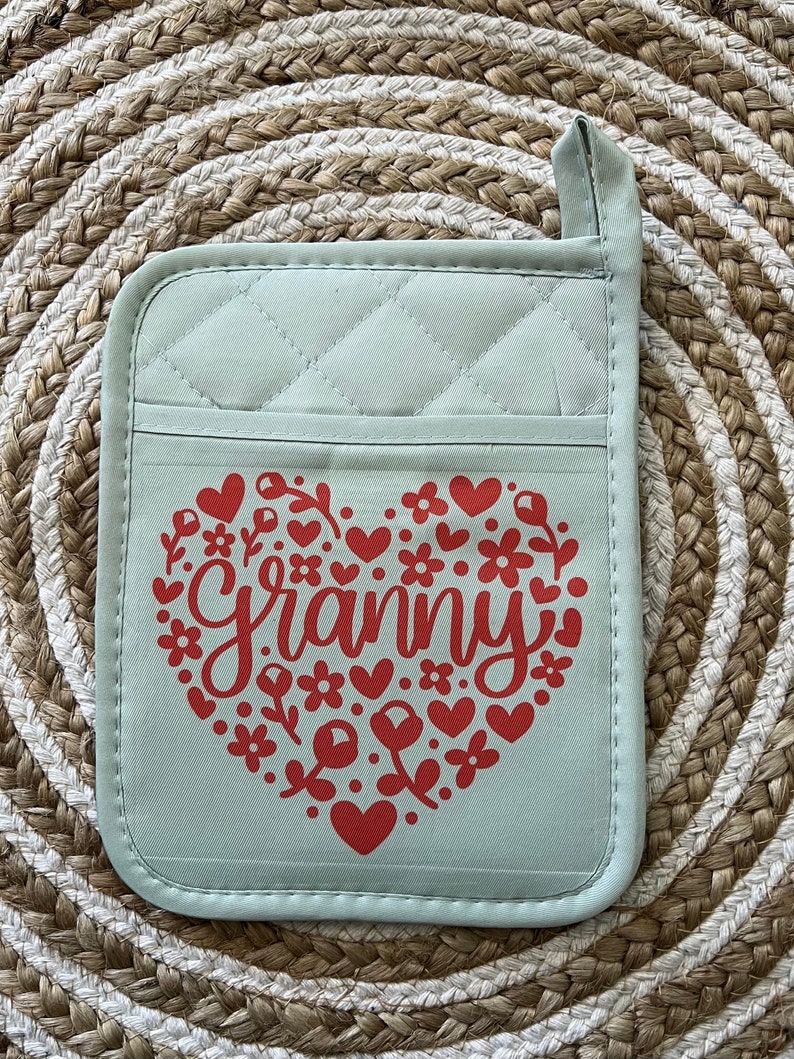 Happy Mother's Day Potholder Mother's Day Oven Mitt Etsy