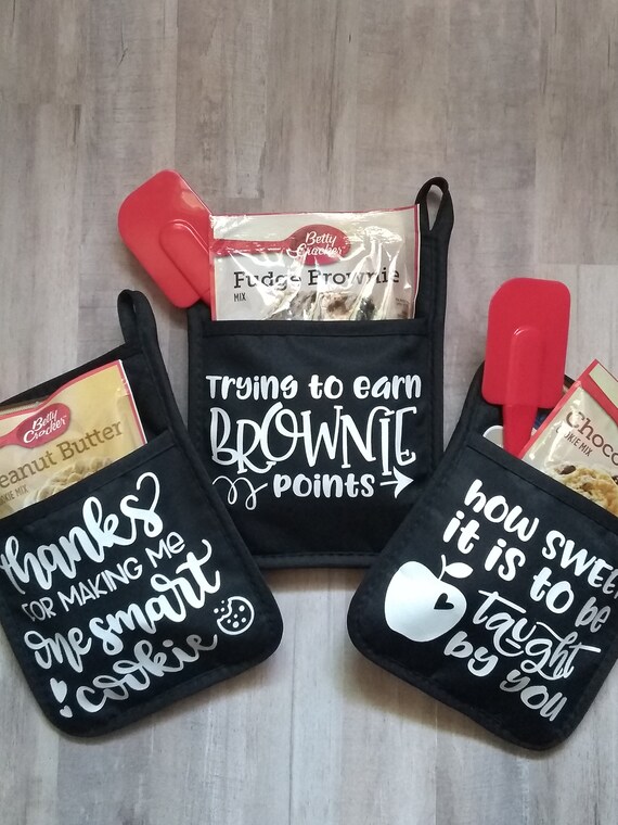 Download Teacher Pot Holder Set Teacher Appreciation Gift Teacher Etsy