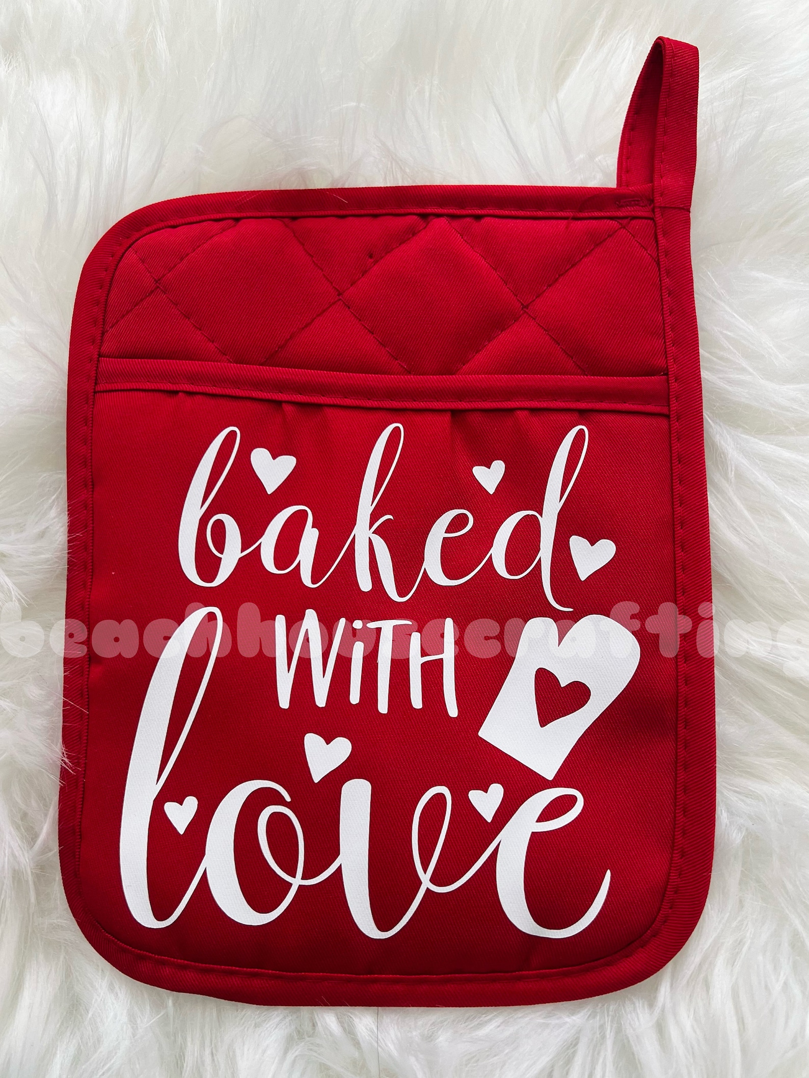 Love Potholders Valentine's Day Potholders Mother's Etsy