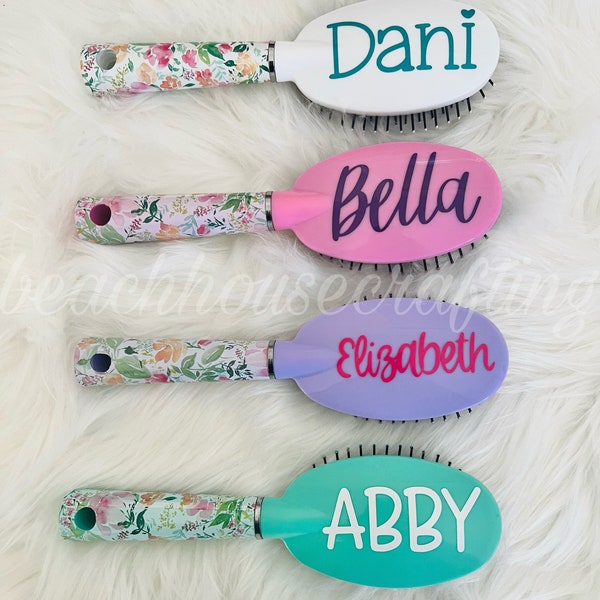 Personalized hairbrush! Personalized hair brush! Perfect gift for girls! Easter basket stuffer! Birthday gift! Easter gift! Gifts for kids!