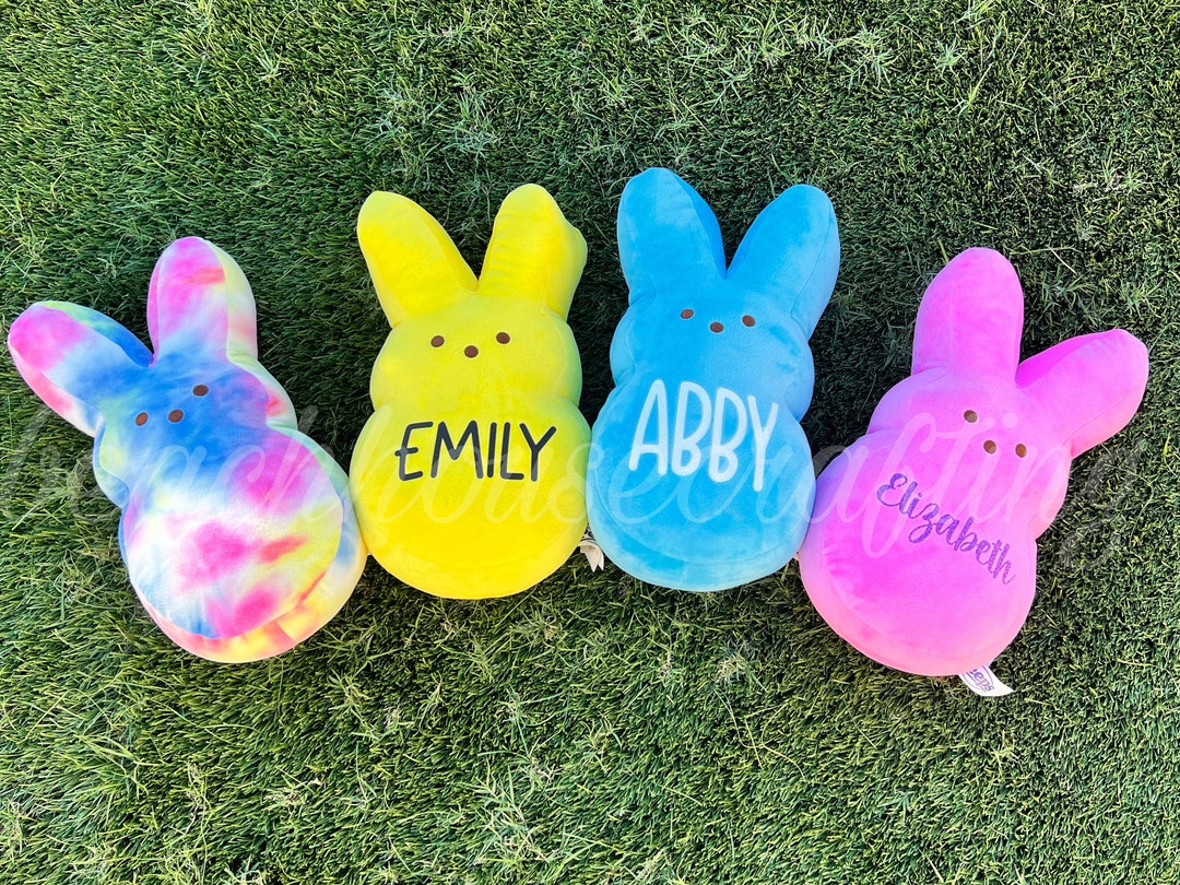 Personalized 15in Easter Peep Plush Easter Peep Plush Easter Bunny