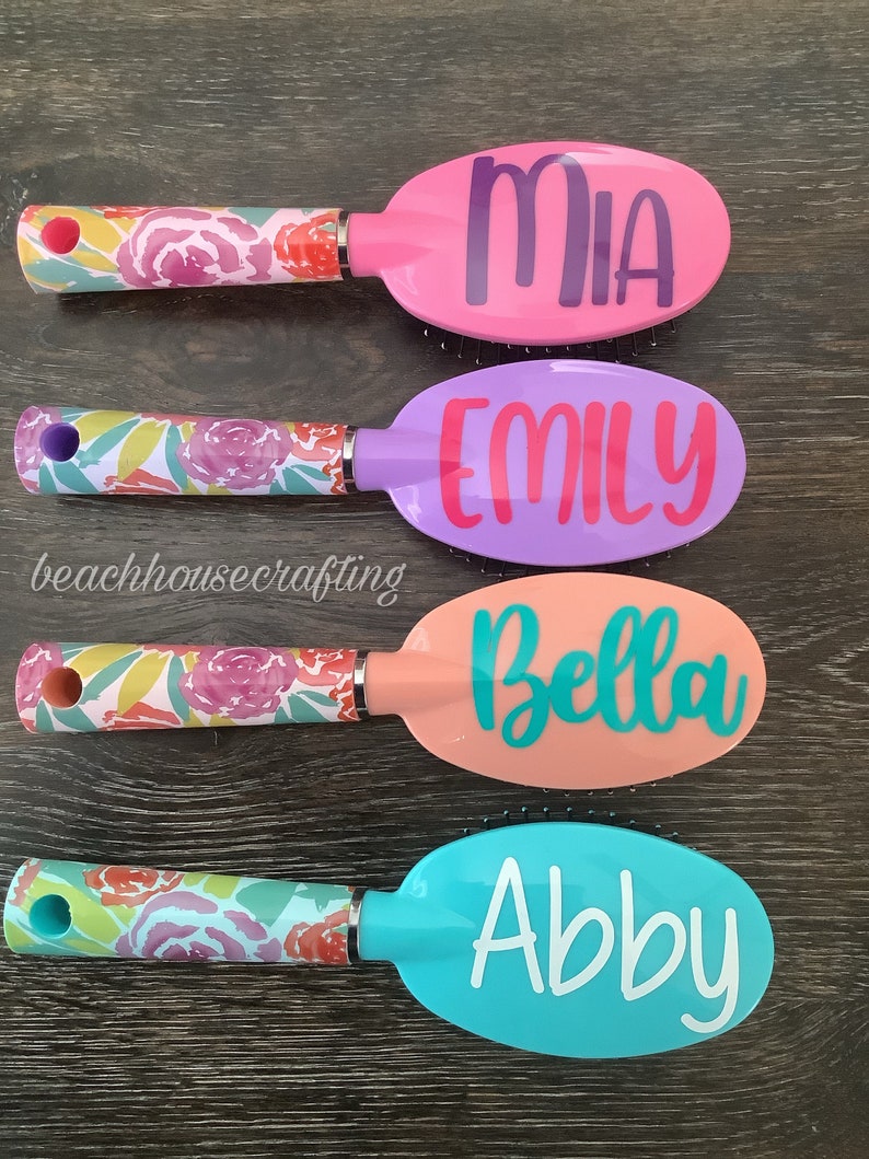 Personalized hairbrush Personalized hair brush Perfect gift image 1