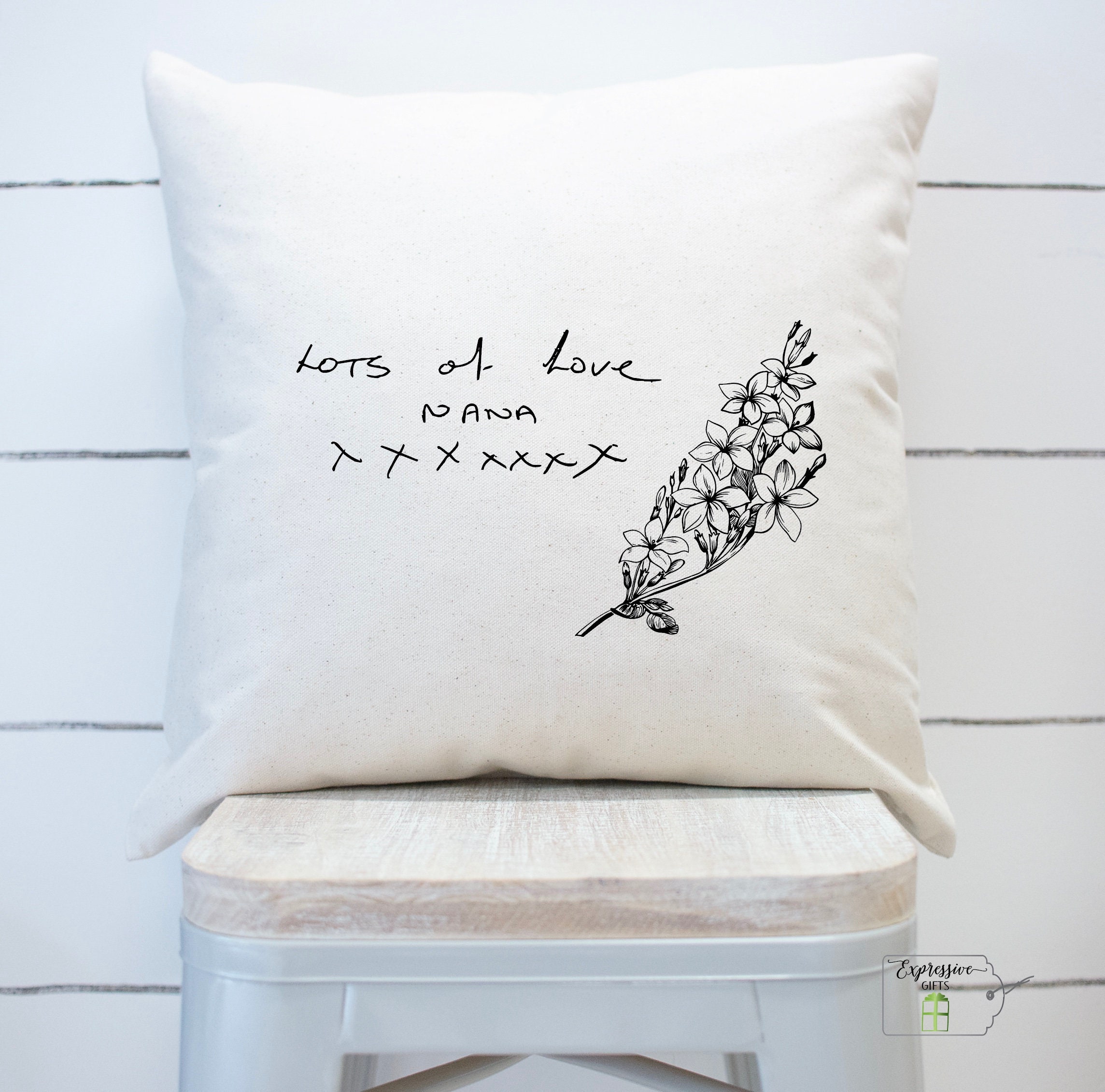 Handwriting Pillow Remembrance Gifts Handwriting in Memory 