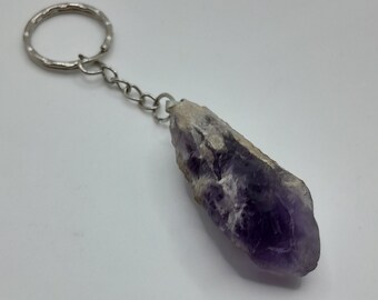 Amethyst keychain