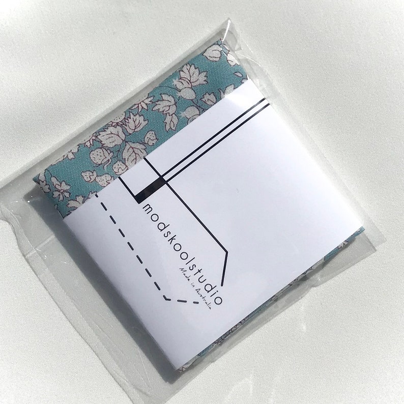 Pocket square in Liberty of London fabric.