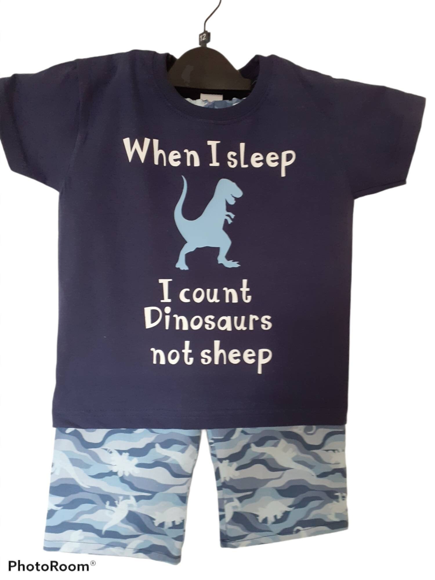 Handgemachter Dinosaurier Pyjama Alter 2-3 | Etsy