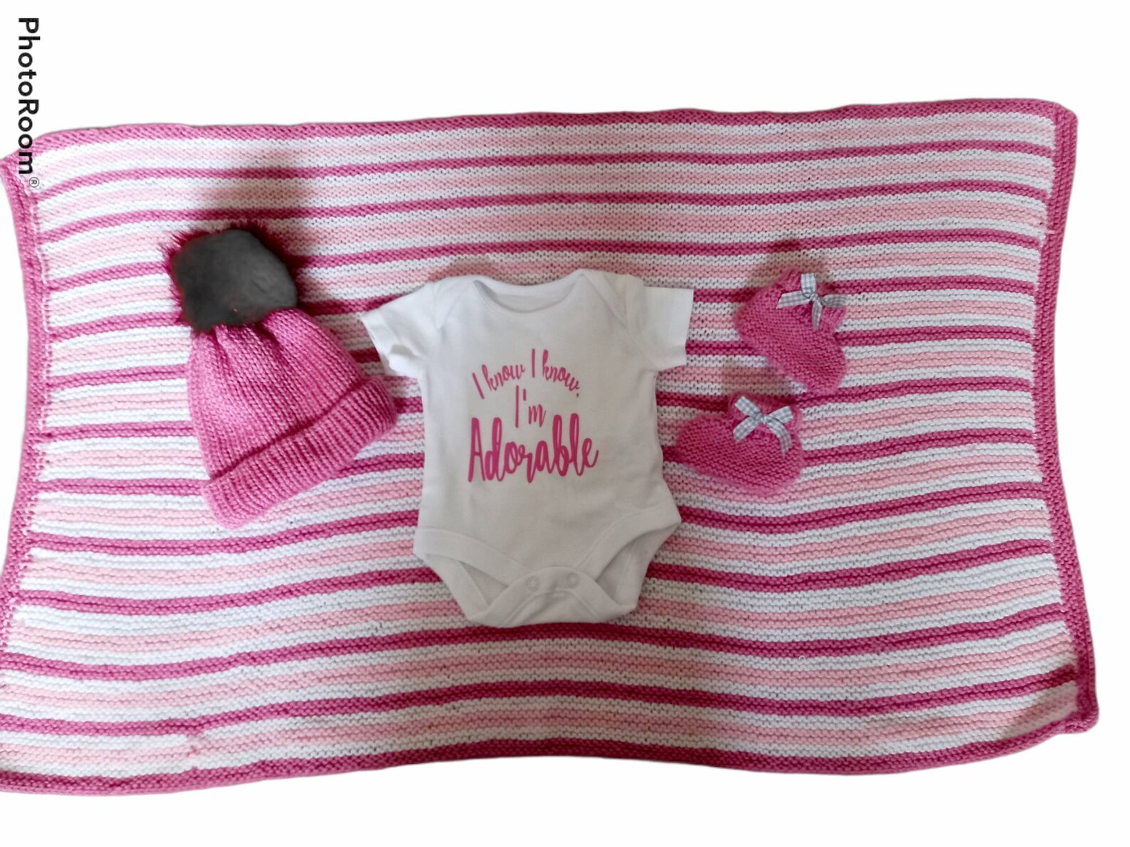 Handmade baby blanket giftset Etsy