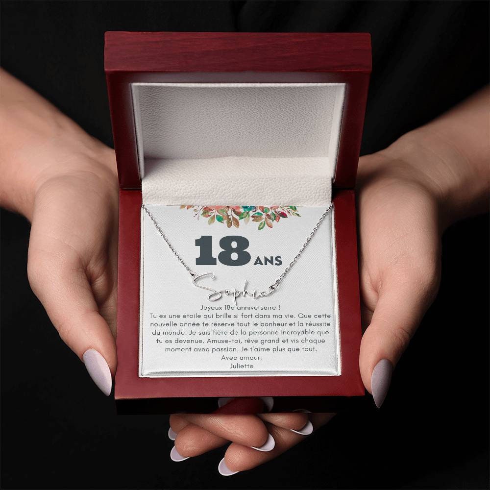 Cadeau 18 Ans Petite Carte Cadeau Pour 18 Ans Fille Cadeau Etsy