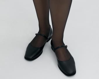 Mary Janes clásicas negras - Zapatos estilo vintage