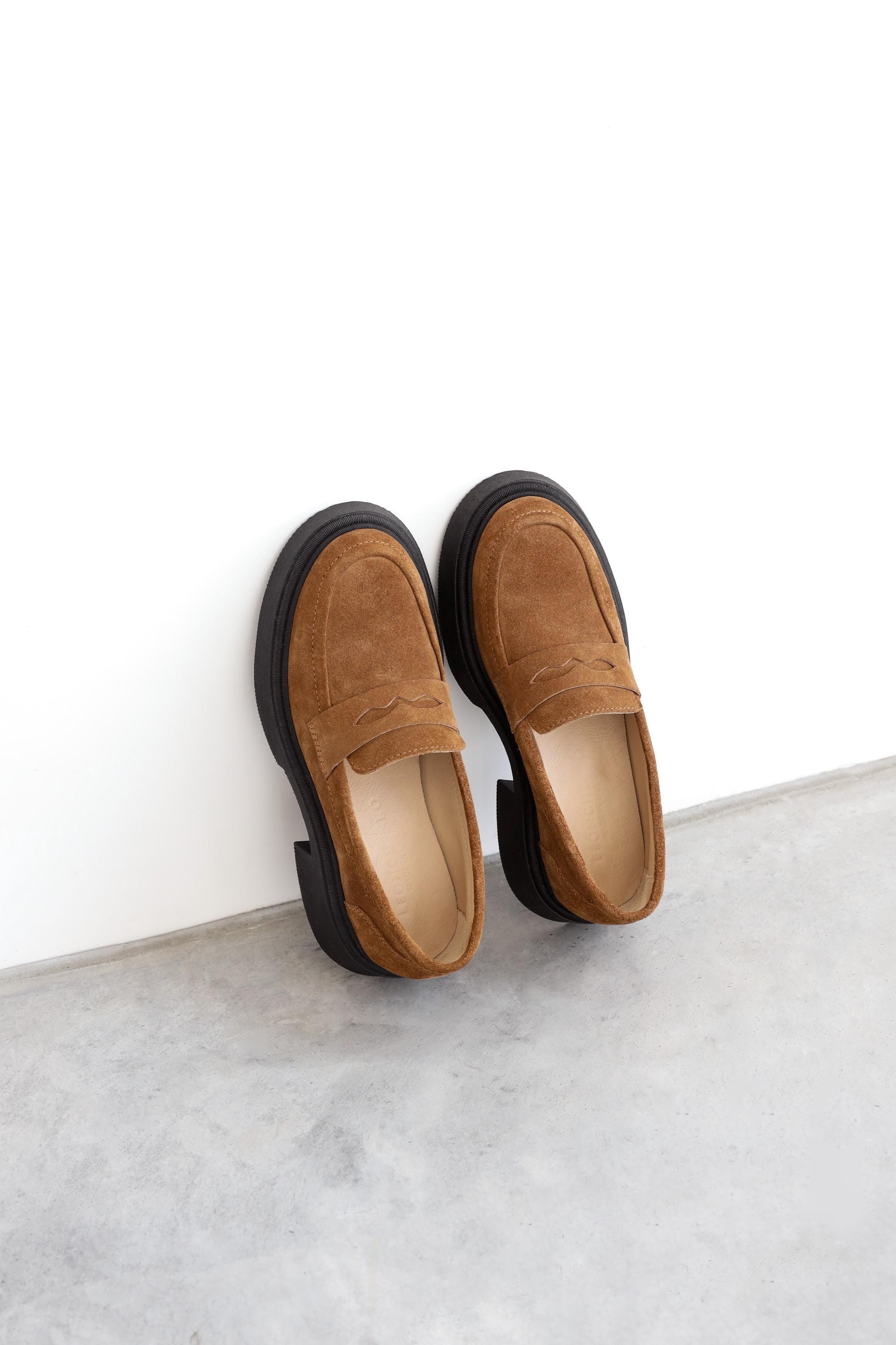 Brown Suede Loafers for Women - Chic and Comfy Footwear - Etsy display picture 1