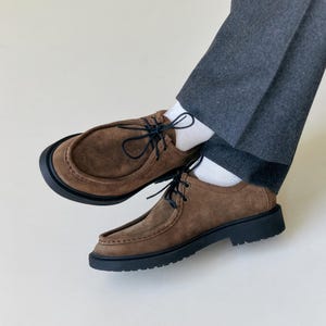 Handmade Genuine Suede Men's Shoes, Designed for Durability and Fashion