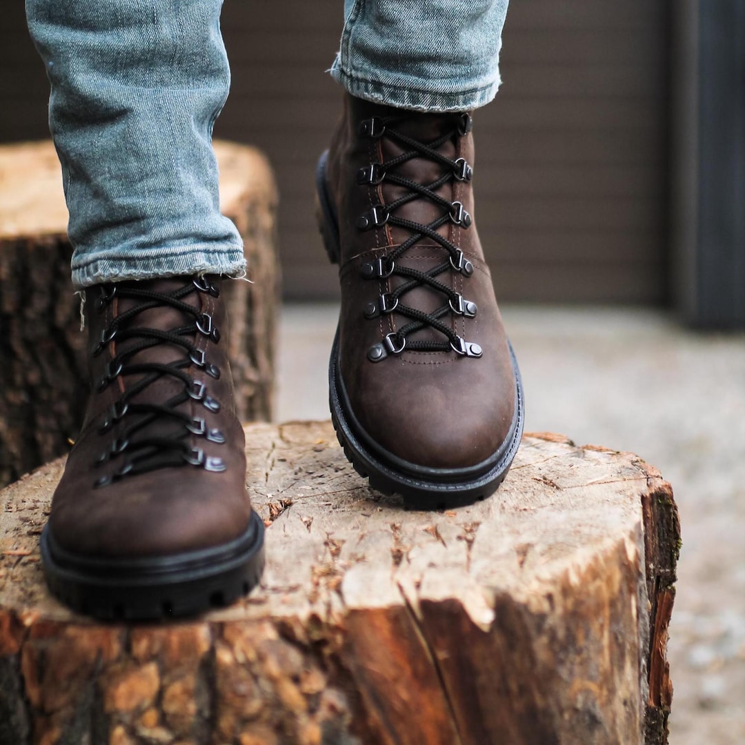 Botas Borcegos Mercadolibre Hombre Pampero Marron Borcegos Ombu