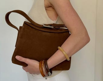 Suede Mini Bag – Shoulder Purse, Soft Everyday Handbag for Women