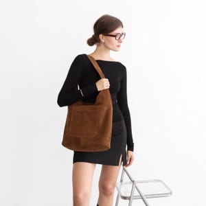Brown Suede Bag - Custom Bag