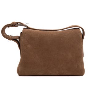 Suede Tote Bag – Handmade Shoulder Purse, Soft Everyday Handbag for Women