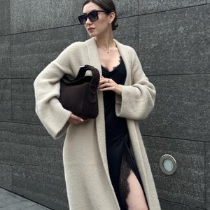 Small Leather Shoulder Bag – Handmade Wide Strap Purse for Women, Elegant Handbag For Daily Use