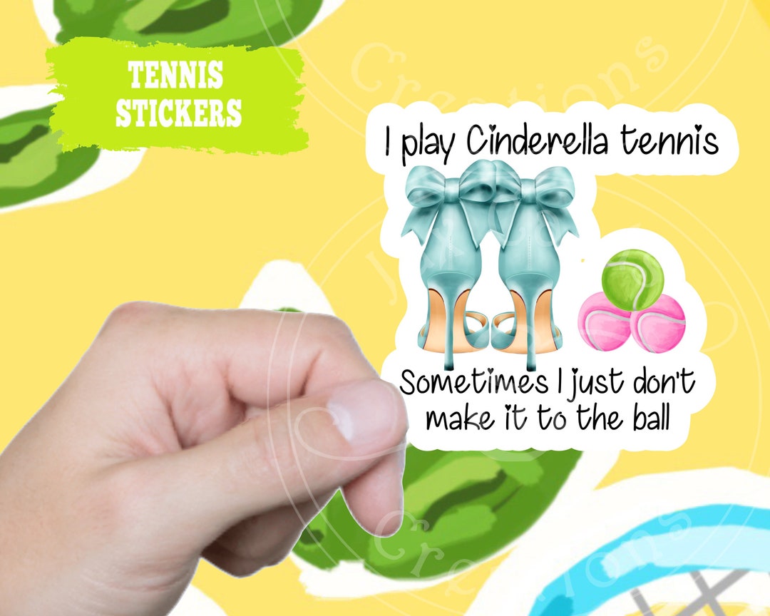 Cinderella Tennis Sticker Tennis Racket Sticker Waterproof Etsy