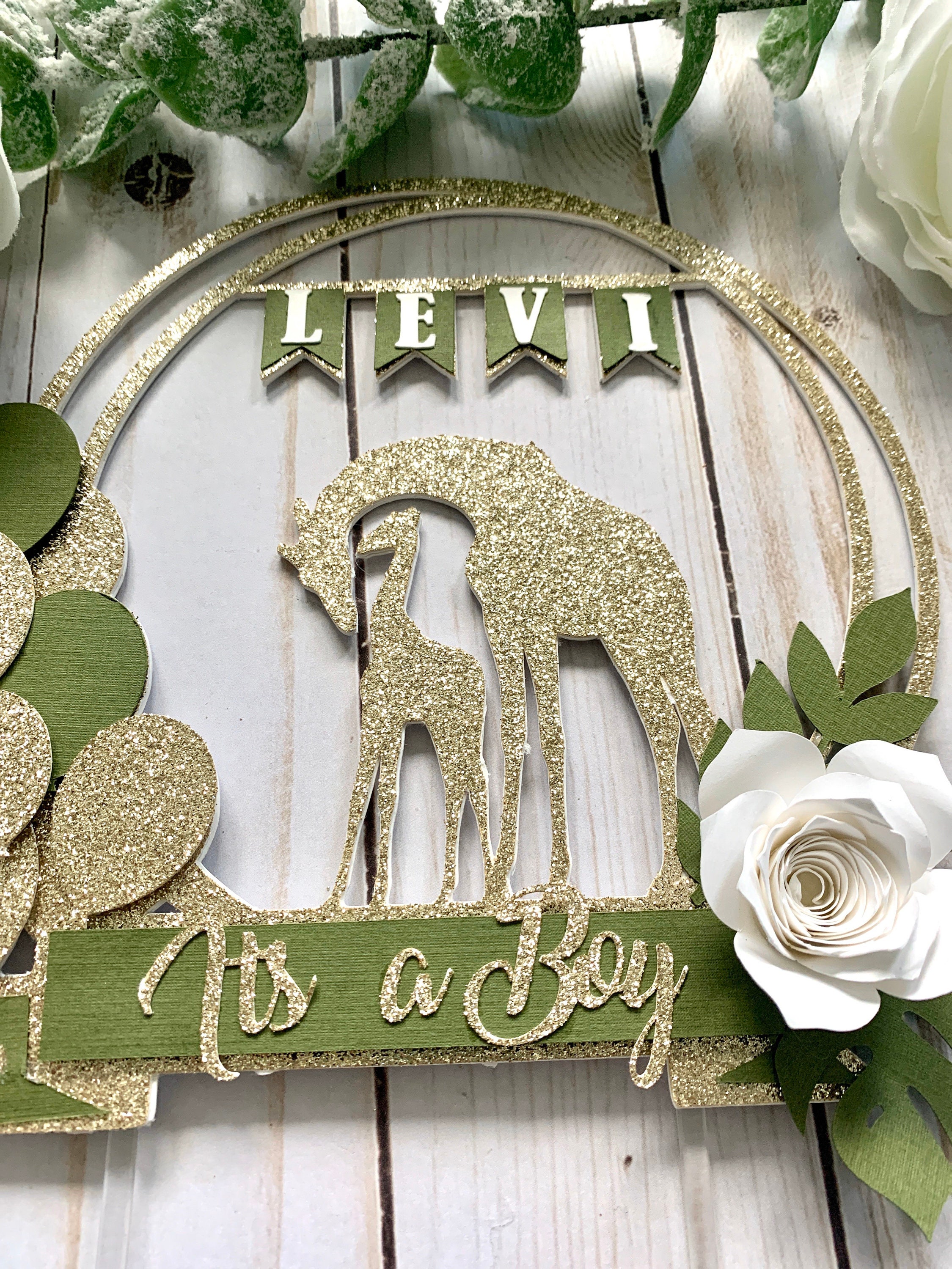 Wild One Cake Topper / Safari Cake Topper / Jungle Cake Topper Etsy