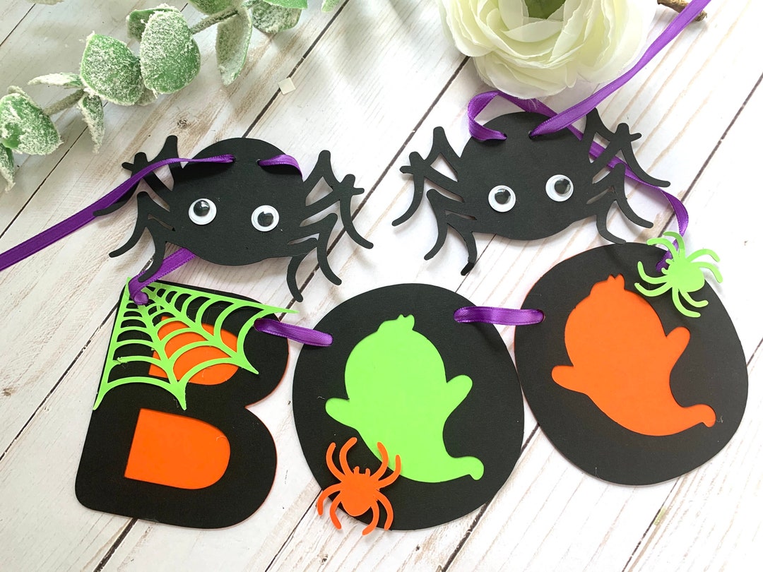 Boo Halloween Banner, Boo Garland, Halloween Banner, Ghosts and Goblins ...