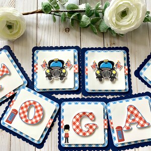 London Banner / High chair banner / London theme/ British party / British banner / London Calling