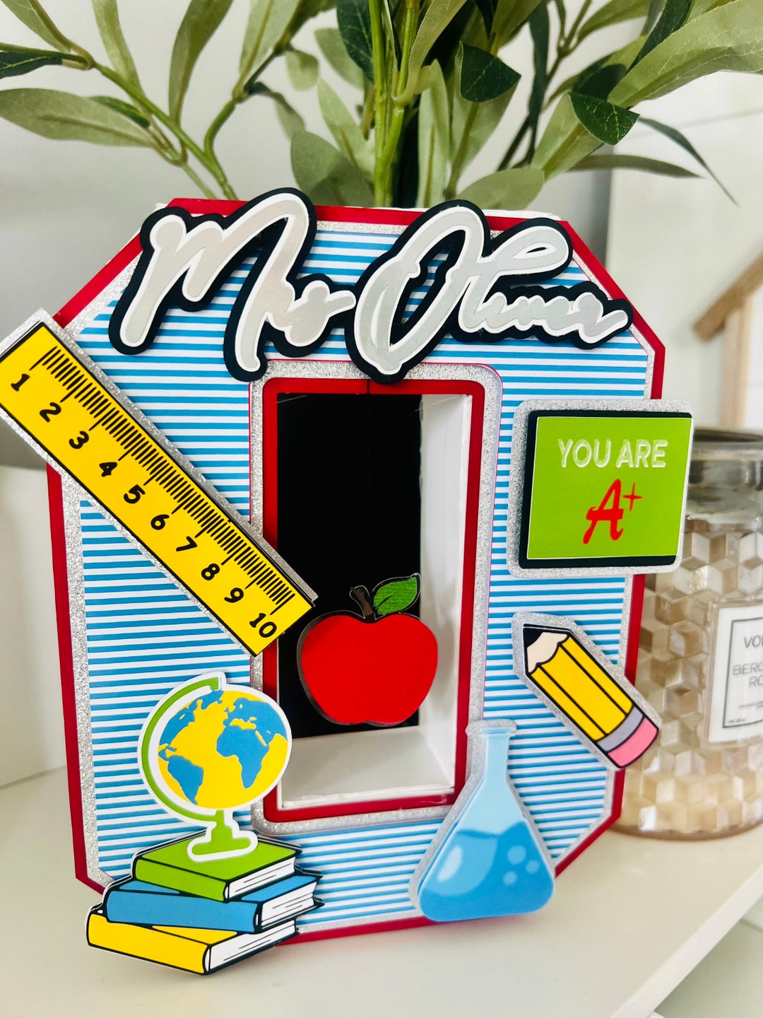 Custom Teacher Gift, Teacher Appreciation, 3D Letter, Personalized