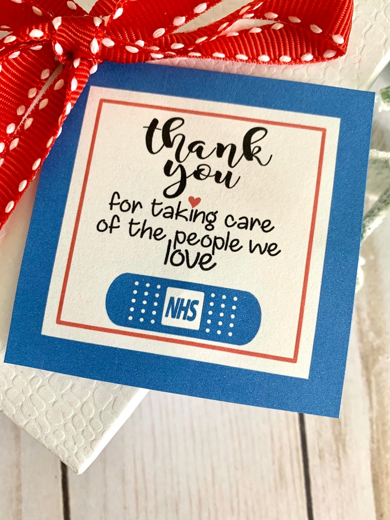 NHS Thank You Gift Tags / Thank You Medical Staff / Printable | Etsy