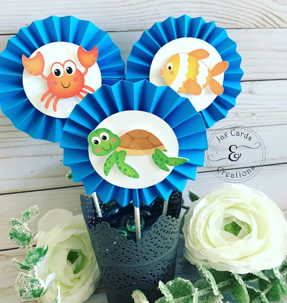 Under the Ocean Party, Under the Sea Table Decor, Nautical Party, Under the Ocean  Table Centerpieces, Paper Rosettes, Decoration for Tables -  Canada