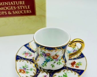 Vintage Past Times Elegant Miniature Limoges Style Porcelain