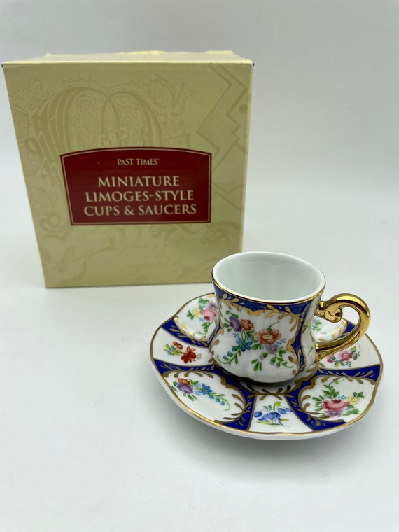 訳あり超特価の通販 Vintage Past Times Elegant Miniature Limoges Style Porcelain アビランド