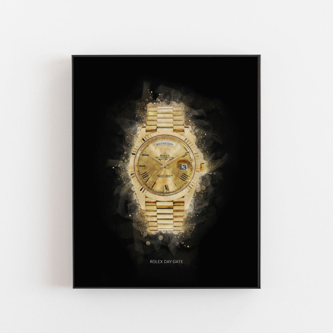 Rolex Daydate Rolex Watch Watch Print Watch Printable Etsy