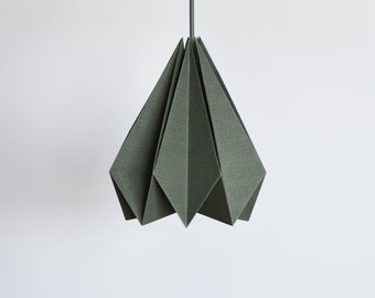 Brownfolds Grey paper origami lamp shade; Vanilla Bliss single pack