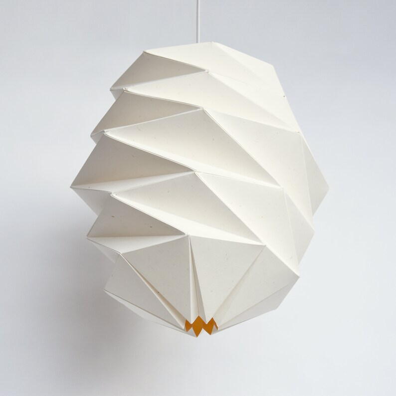 Cocoon Large DIY Paper Lampshade Instant PDF Download Etsy