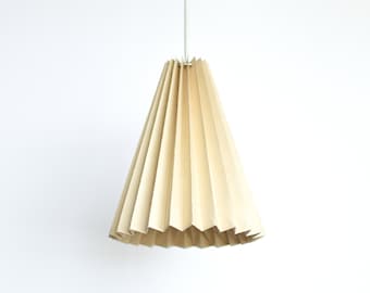 Brownfolds Beige paper origami lampshade; TIPI Mini Single pack